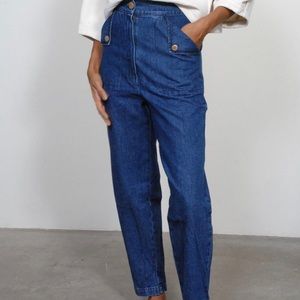 Ilana Kohn Huxie Denim Pants Size 6